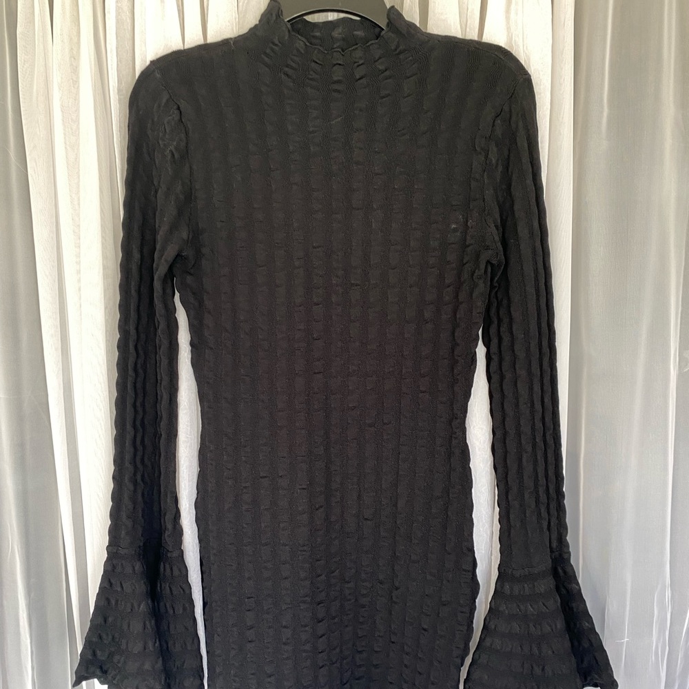 Keepsake Mock Neck Mini Dress